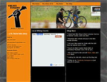 Tablet Screenshot of greasyfingersbikes.com